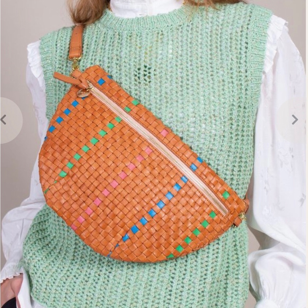 Clare V Woven Grande Fanny
